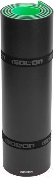 Изображение товара Коврик для йоги и фитнеса Isolon Sport 10 (зеленый/черный)