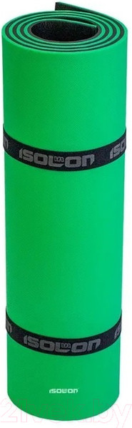 Изображение товара Коврик для йоги и фитнеса Isolon Sport 10 (зеленый/черный)