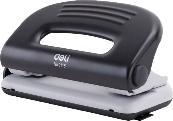 Изображение товара Дырокол Deli Pro| / 0118 (черный/серый)
