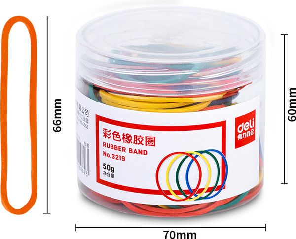 Изображение товара Резинки для денег Deli 3219