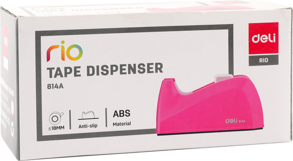 Изображение товара Диспенсер для скотча Deli 814A (розовый)
