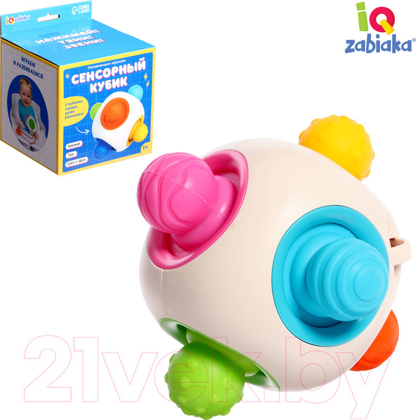 Изображение товара Развивающая игрушка Zabiaka Сенсорный кубик / 10091209