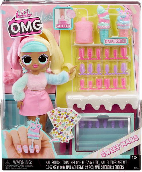Изображение товара Кукла с аксессуарами LOL Surprise! ОМГ Sweet Nails Кэндилишес / 42689