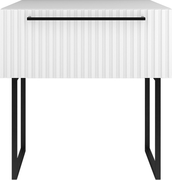 Изображение товара Прикроватная тумба Shtabe Gross 6101 эко (белый/ручка черный)