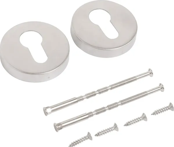 Изображение товара Накладка на цилиндр Стандарт 0200 SS Inox (нержавеющая сталь)