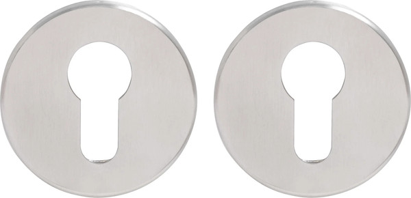 Изображение товара Накладка на цилиндр Стандарт 0200 SS Inox (нержавеющая сталь)