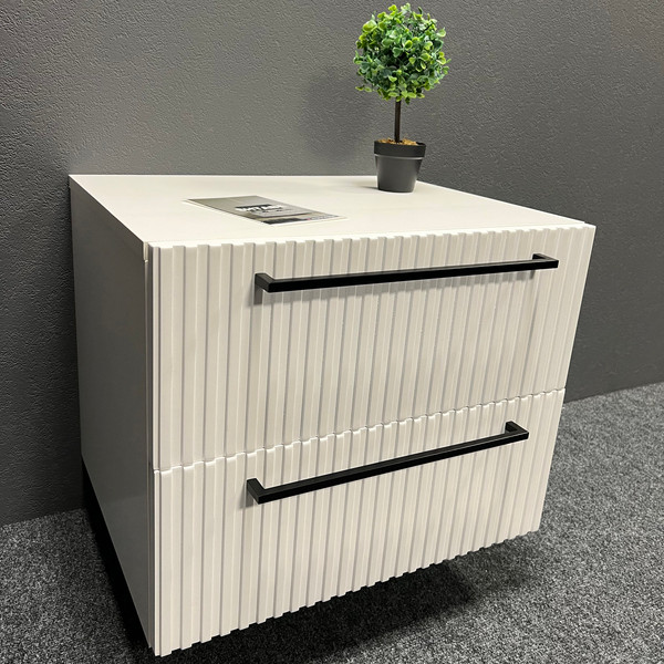 Изображение товара Прикроватная тумба Shtabe Gross 6102 эко (белый/ручка черный)