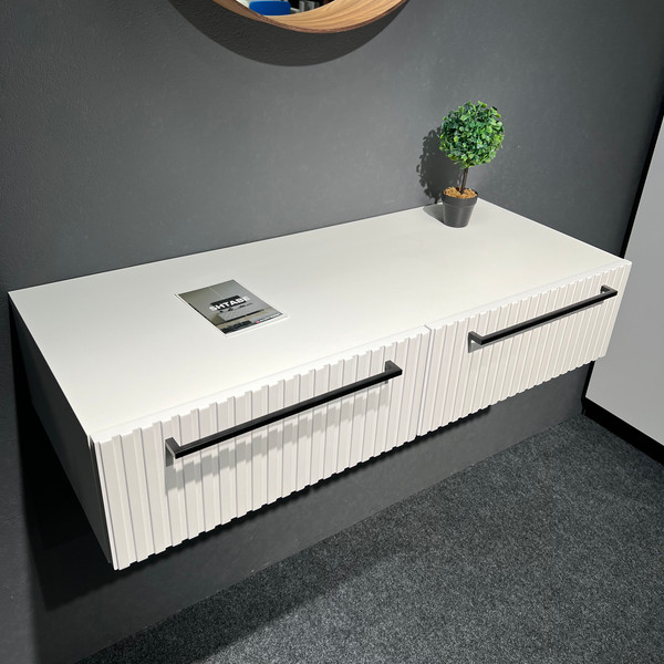 Изображение товара Тумба Shtabe Gross 6110 эко (белый/ручка черный)