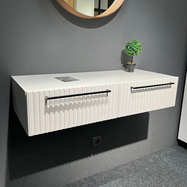 Изображение товара Тумба Shtabe Gross 6110 эко (белый/ручка черный)