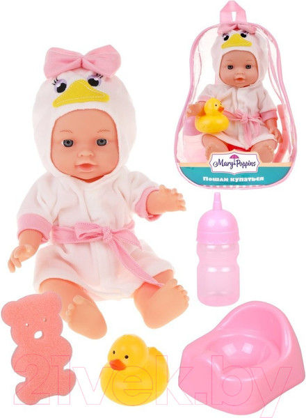 Изображение товара Пупс с аксессуарами Mary Poppins Пошли купаться Утенок / 451431