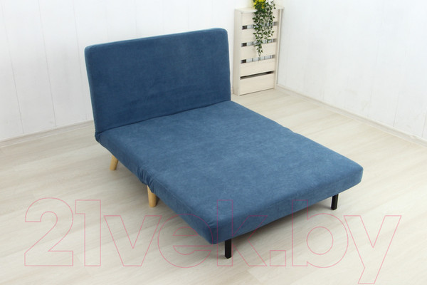 Изображение товара Диван DiArt Элли 1200 (велюр Магия 3/Магия 82/ножки светлые)