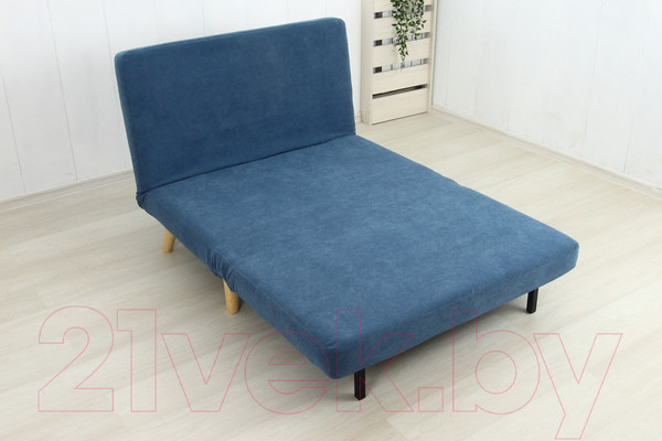 Изображение товара Диван DiArt Элли 1200 (велюр Магия 3/Магия 82/ножки светлые)