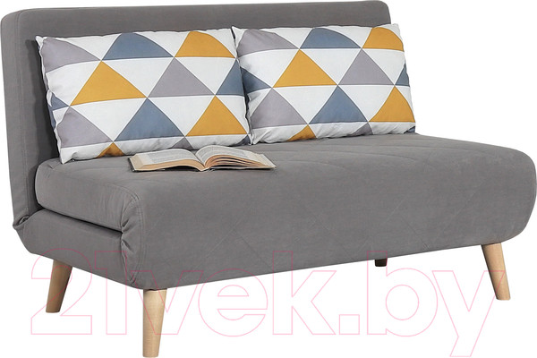 Изображение товара Диван DiArt Элли 1000 (велюр Otto Yellow/Магия 53/ножки светлые)