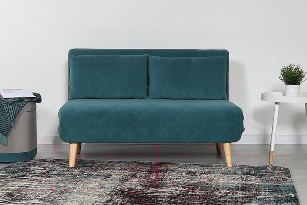 Изображение товара Диван DiArt Элли 1000 (велюр Магия 172/ножки светлые)