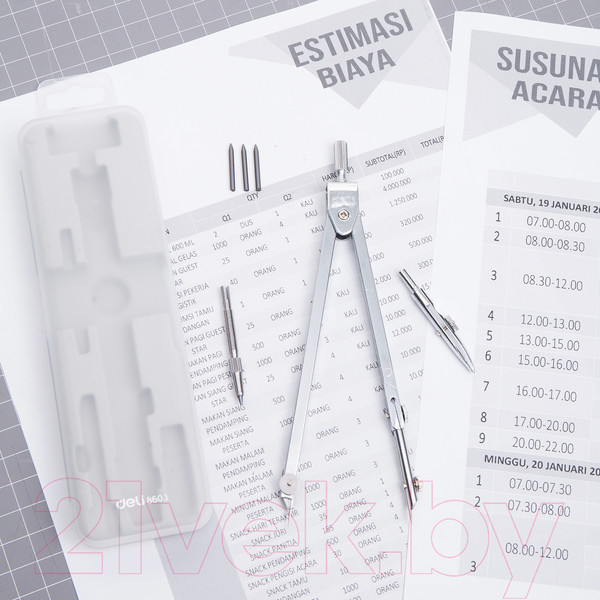 Изображение товара Готовальня Deli 8603