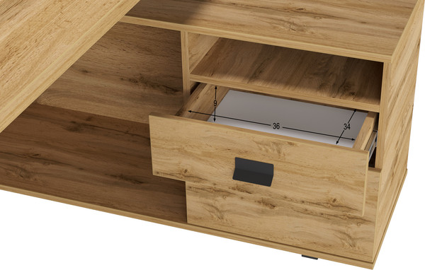 Изображение товара Письменный стол Калифорния мебель Хардвиг СР01 (дуб вотан)