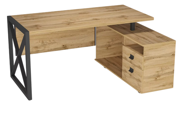 Изображение товара Письменный стол Калифорния мебель Хардвиг СР01 (дуб вотан)