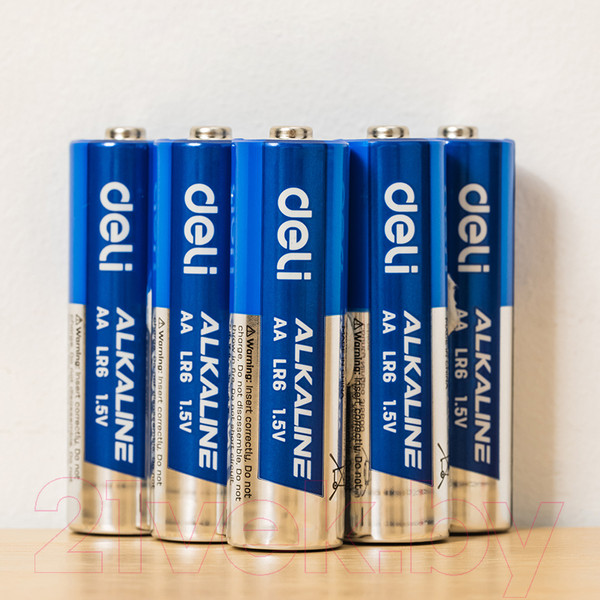 Изображение товара Комплект батареек Deli ААА LR03 / 18507 (4шт)