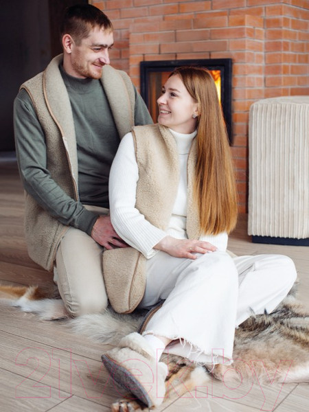 Изображение товара Жилет утепленный Lanatex 210 / 982 (р.164-116-124/58, бежевый)