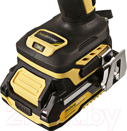 Изображение товара Аккумуляторная дрель-шуруповерт Hanskonner HCD2065BLIC