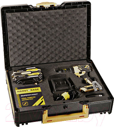 Изображение товара Аккумуляторная дрель-шуруповерт Hanskonner HCD2065BLIC