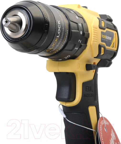 Изображение товара Аккумуляторная дрель-шуруповерт Hanskonner HCD2065PRO