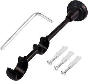 Изображение товара Кронштейн для карниза Lm Decor Двойной YB007 D25/19мм (черный матовый)