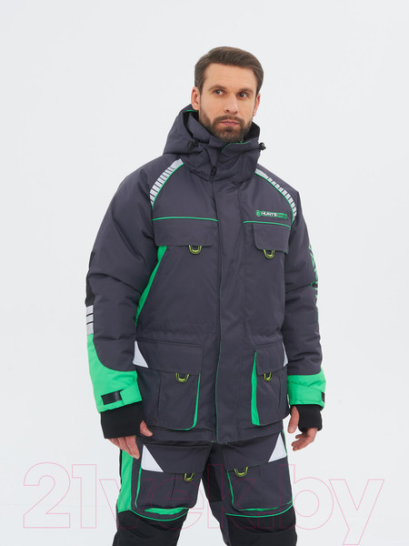 Изображение товара Костюм для охоты и рыбалки Huntsman Yakutia -45°C Темно-серый (р-р 52-54/182-188)
