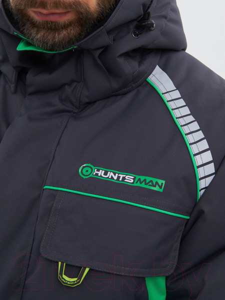 Изображение товара Костюм для охоты и рыбалки Huntsman Yakutia -45°C Темно-серый (р-р 52-54/182-188)