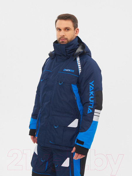 Изображение товара Костюм для охоты и рыбалки Huntsman Yakutia -45°C Темно-синий (р-р 48-50/170-176)