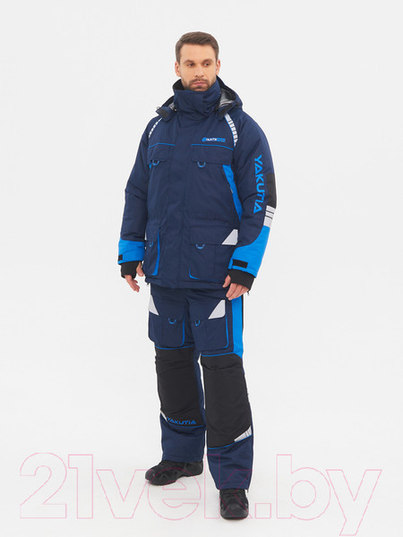 Изображение товара Костюм для охоты и рыбалки Huntsman Yakutia -45°C Темно-синий (р-р 48-50/182-188)