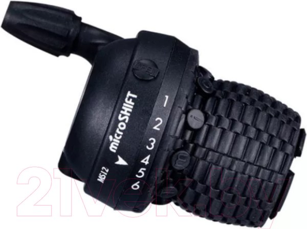 Манетка для велосипеда MicroShift Twist Type, 6ск. / MS12-6R (правый)
