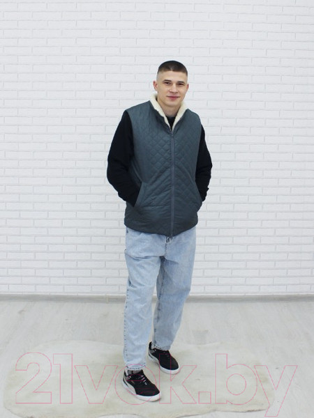 Изображение товара Жилет утепленный Lanatex 326 / 22380 (р.176-112-100/56, серый)