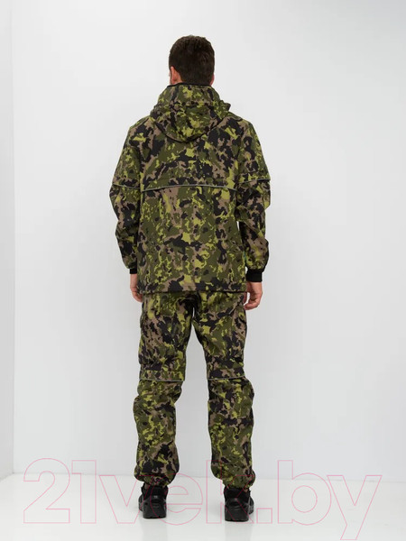 Изображение товара Костюм для охоты и рыбалки Huntsman Антигнус Люкс КМФ-N153 Смесовая Rip-stop/Бонди (р-р 52-54/182-188)