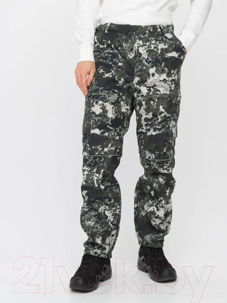 Изображение товара Костюм для охоты и рыбалки Huntsman Антигнус Люкс КМФ-N181 Смесовая Rip-stop/Бонди (р-р 48-50/170-176)