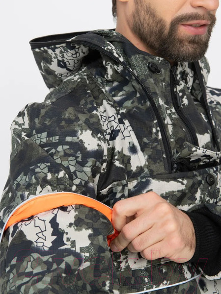 Изображение товара Костюм для охоты и рыбалки Huntsman Антигнус Люкс КМФ-N181 Смесовая Rip-stop/Бонди (р-р 48-50/170-176)