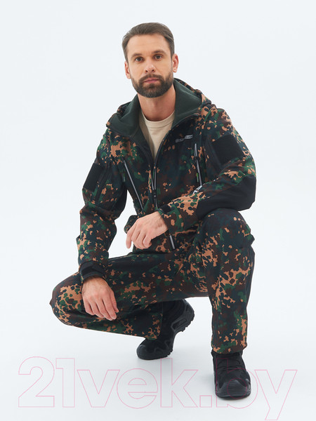 Изображение товара Костюм для охоты и рыбалки Huntsman Камелот -5°С Softshell Излом (р-р 44-46/170)