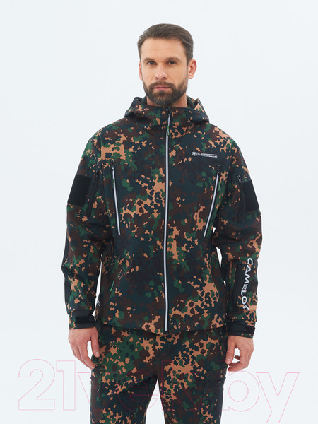 Изображение товара Костюм для охоты и рыбалки Huntsman Камелот -5°С Softshell Излом (р-р 44-46/170)