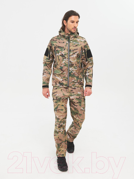 Изображение товара Костюм для охоты и рыбалки Huntsman Камелот -5°С Softshell Мультикам (р-р 44-46/170)