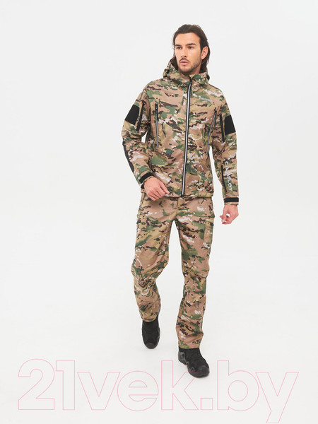 Изображение товара Костюм для охоты и рыбалки Huntsman Камелот -5°С Softshell Мультикам (р-р 52-54/182)