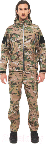 Изображение товара Костюм для охоты и рыбалки Huntsman Камелот -5°С Softshell Мультикам (р-р 48-50/176)