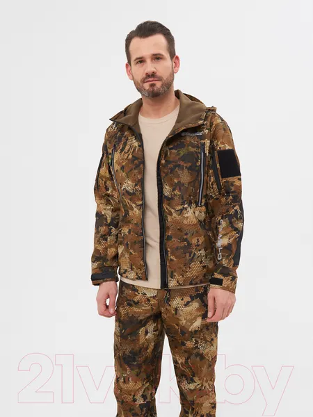 Изображение товара Костюм для охоты и рыбалки Huntsman Камелот -5°С Softshell Питон (р-р 60-62/188)