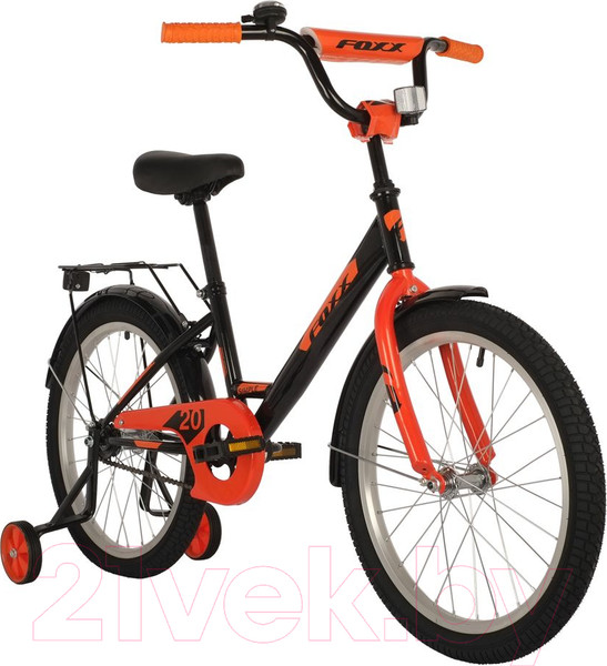 Изображение товара Детский велосипед Foxx Simple / 203SIMPLE.BK21 (черный)
