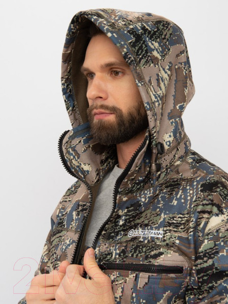 Изображение товара Костюм для охоты и рыбалки Huntsman Никс Люкс -5°C Alova Windblock Лабиринт (р-р 60-62/170-176)