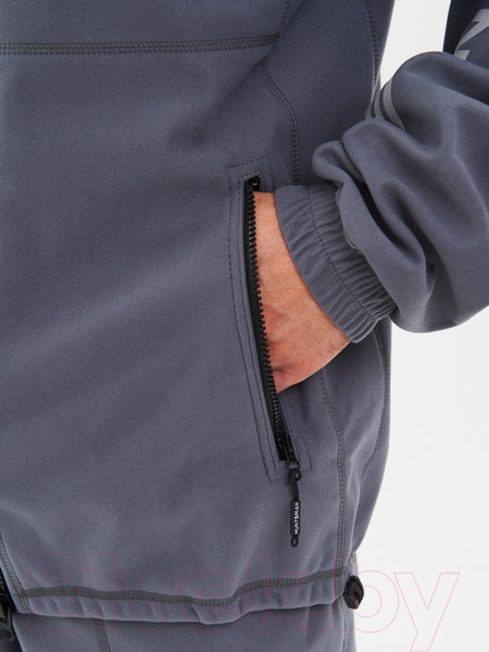 Изображение товара Костюм для охоты и рыбалки Huntsman Никс Люкс -5°C Alova Windblock Серый (р-р 44-46/182-188)