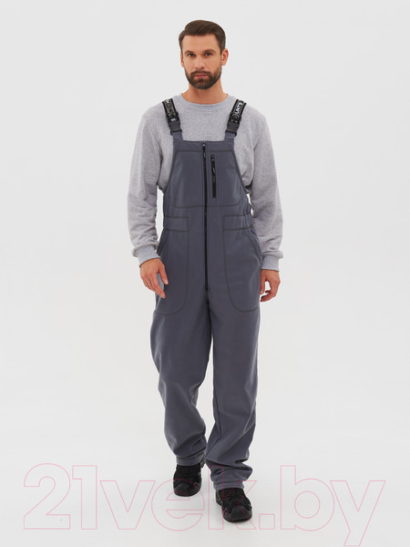 Изображение товара Костюм для охоты и рыбалки Huntsman Никс Люкс -5°C Alova Windblock Серый (р-р 56-58/182-188)