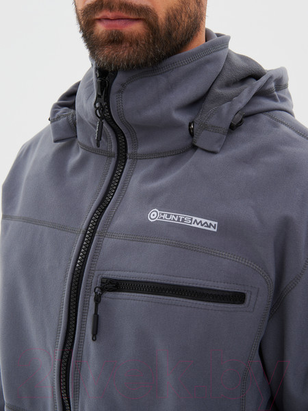 Изображение товара Костюм для охоты и рыбалки Huntsman Никс Люкс -5°C Alova Windblock Серый (р-р 56-58/182-188)