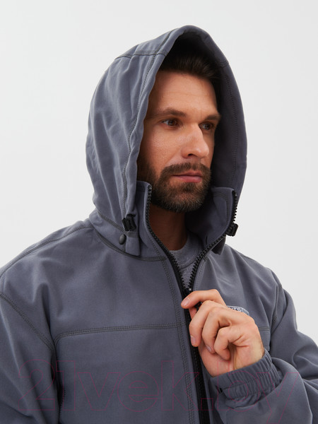 Изображение товара Костюм для охоты и рыбалки Huntsman Никс Люкс -5°C Alova Windblock Серый (р-р 56-58/182-188)