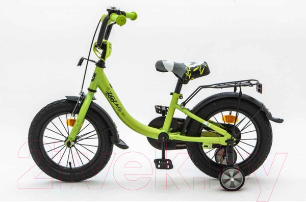 Изображение товара Детский велосипед ZigZag Zoo / ZG-1484 (зеленый)