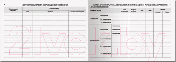 Изображение товара Медицинская карта Staff История развития ребенка / 130175 (синий)